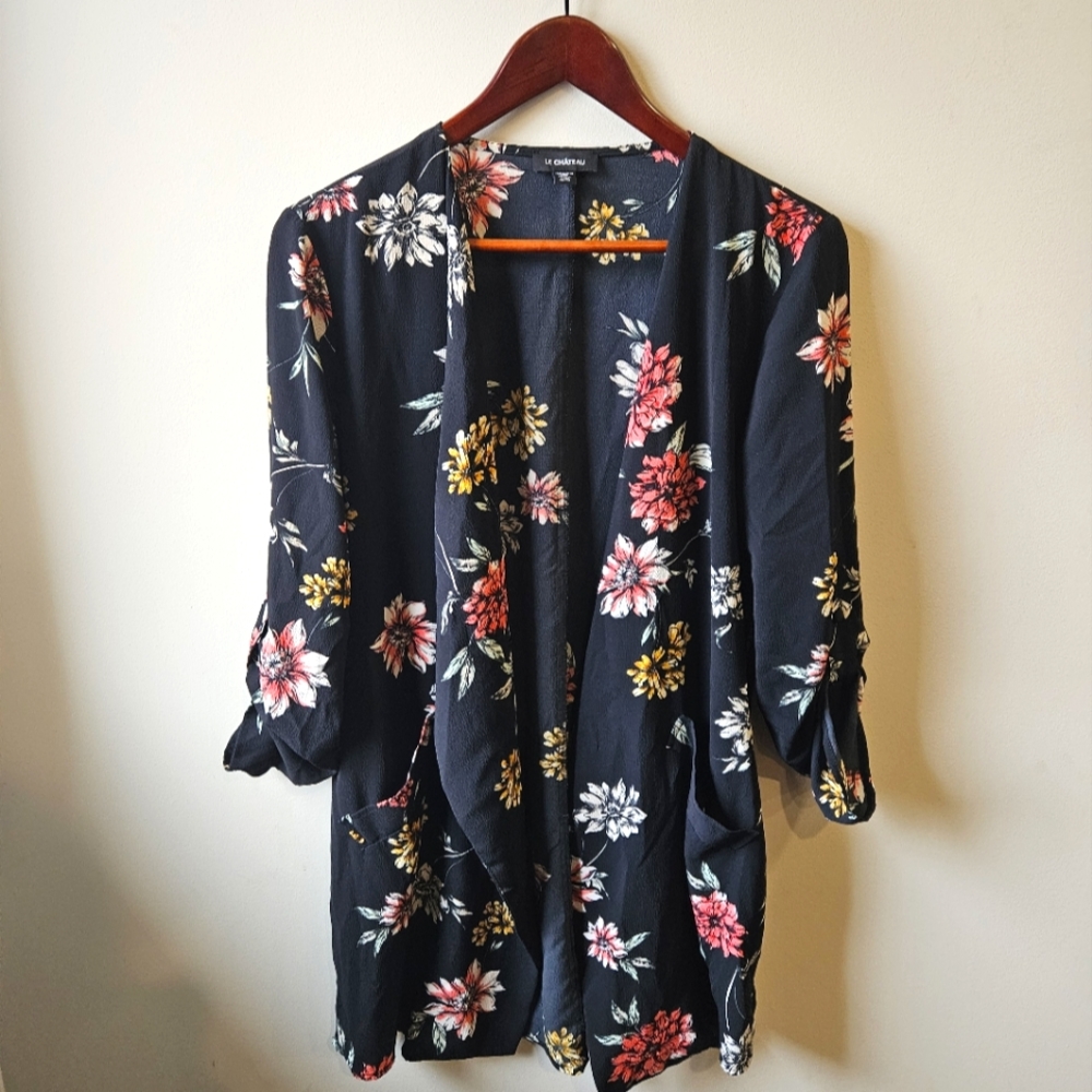 Le Chateau Floral Cardigan/Blazer